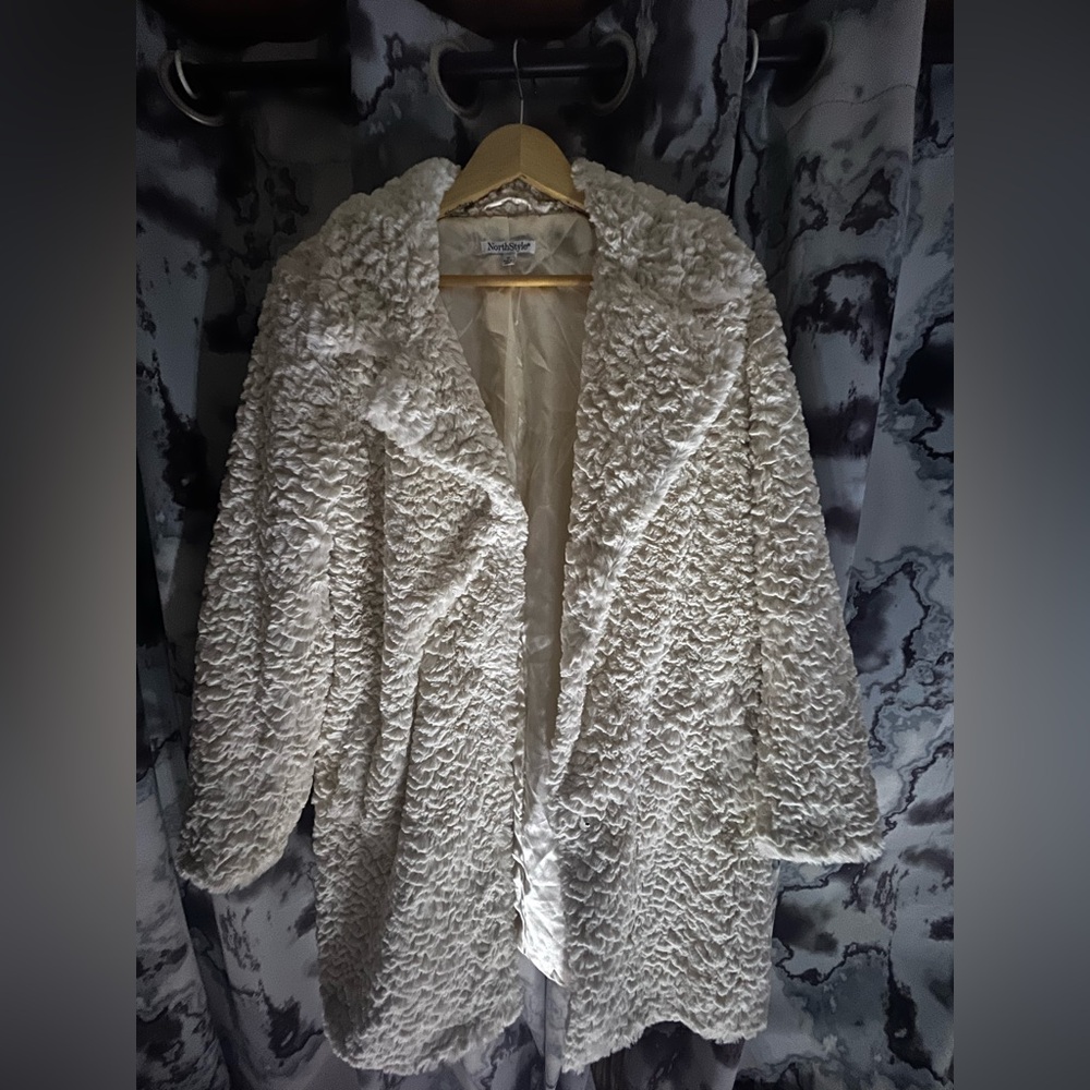 NorthStyle Cream Teddy Jacket